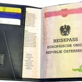 Coffret passeport et porte clés