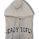 Hooded hoodies with zip